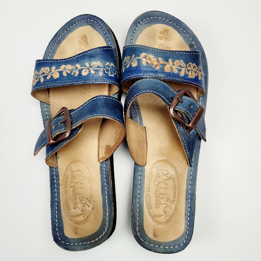 La Gabiota Two Strap Sandals Size 9
